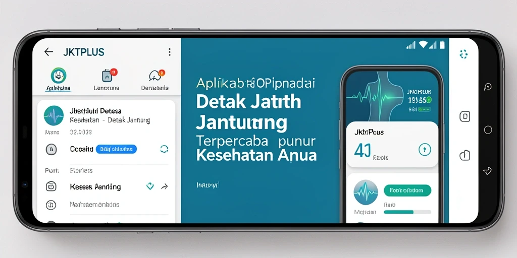 Tampilan antarmuka aplikasi JKTPLUS yang informatif dan menarik.