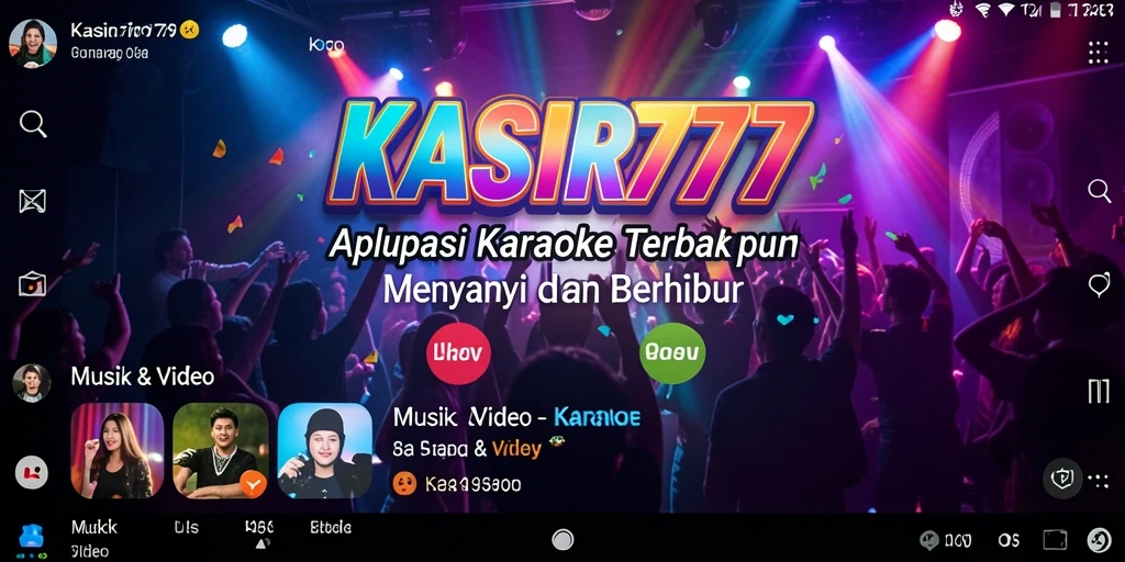 Antarmuka aplikasi KASIR777 yang user-friendly dan menarik.