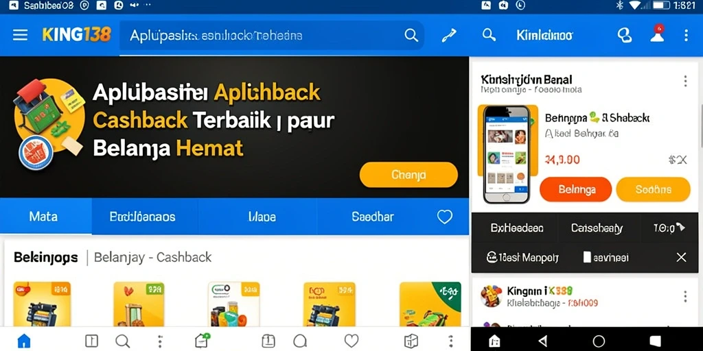 Tampilan antarmuka aplikasi KING138 yang sederhana dan fungsional.