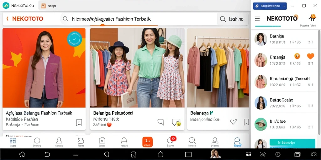 Tampilan antarmuka NEKOTOTO yang modern dan stylish.
